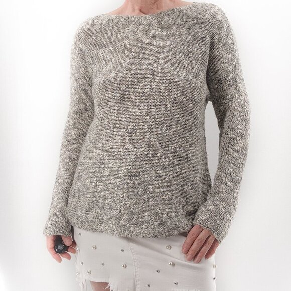 VINCE Linen & Cotton Blend Sweater - Picture 1 of 7